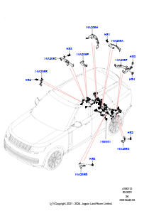 12AA Elektr. Verkabelung - Fahrgestell L460 NEW RANGE ROVER 2022 > (L460)