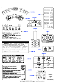 10AF Etiketten L460 NEW RANGE ROVER 2022 > (L460)