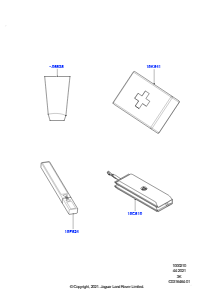 10AA Notfall- und Sicherheitsausrüstung L460 NEW RANGE ROVER 2022 > (L460)
