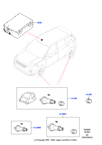 20AD Reifendrucküberwachung L551 NEW RANGE ROVER EVOQUE 2019 > (L551),Hergestellt in Werk Changsu (China)