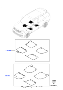 05 Bodenbeläge L460 NEW RANGE ROVER 2022 > (L460)