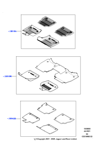 05 Bodenbeläge L460 NEW RANGE ROVER 2022 > (L460)