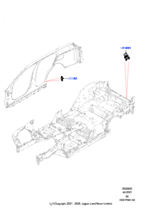 20 Isolatoren - Karosserie L460 NEW RANGE ROVER 2022 > (L460)