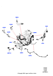 05CD Leitungen u. Schläuche - Kühlsystem L462 DISCOVERY 5 2017 > (L462),Ohne Motorkühlsystem