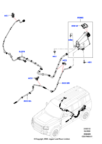 13D Aktivkohlebehälter L663 NEW DEFENDER 2020 > (L663),5,0 Benzin AJ133 DOHC CDA