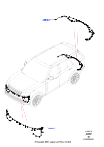 15AD Kabelstrang - Karosserie u. Heck L460 NEW RANGE ROVER 2022 > (L460)