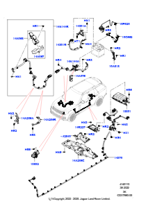 10AA Batteriekabel u. Horn L460 NEW RANGE ROVER 2022 > (L460)