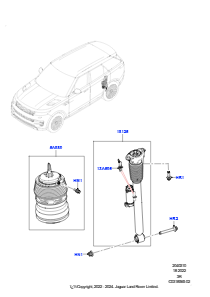 10AA Hinterfedern/Stoßdämpfer L461 NEW RANGE ROVER SPORT 2023 > (L461),Dynamische Luftfederung