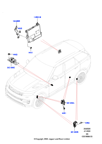 20AA Elektronische Dämpferregelung L461 NEW RANGE ROVER SPORT 2023 > (L461),Dynamische Luftfederung