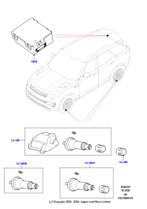 20 Reifendrucküberwachung L461 NEW RANGE ROVER SPORT 2023 > (L461),Mit Reifendrucksensoren