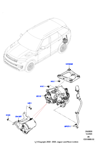 05AA Kompressor - Luftfed. u. Leit. L461 NEW RANGE ROVER SPORT 2023 > (L461)