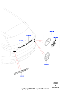 05AB Schriftzüge L461 NEW RANGE ROVER SPORT 2023 > (L461)