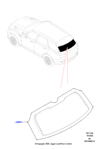 25 Heckscheibe L461 NEW RANGE ROVER SPORT 2023 > (L461)