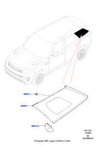 20 Seitenfenster L461 NEW RANGE ROVER SPORT 2023 > (L461)