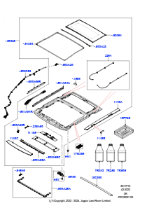 10AA Schiebedachmech. u. -betätigung L461 NEW RANGE ROVER SPORT 2023 > (L461),Dachverst.-Pano. elek.Bet. / Öffnen