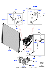 10AC Kondensator/Kompr. - Klimaanl. L461 NEW RANGE ROVER SPORT 2023 > (L461),3,0 l AJ20P6 Benzin High
