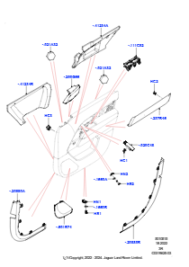 15 Einbau - Verkleidung - Tür vorn L461 NEW RANGE ROVER SPORT 2023 > (L461)