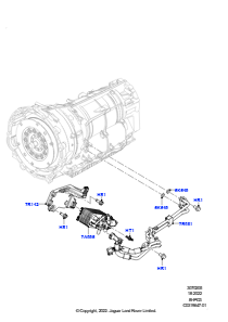 05D Getriebekühlsystem L460 NEW RANGE ROVER 2022 > (L460),8HP Gen3 Hybrid Trans