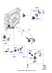 10AJ Wasserpumpe L460 NEW RANGE ROVER 2022 > (L460),3,0 l AJ20P6 Benzin-PHEV