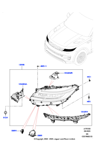 05 Scheinwerfer/Blinkleuchten vorn L461 NEW RANGE ROVER SPORT 2023 > (L461)