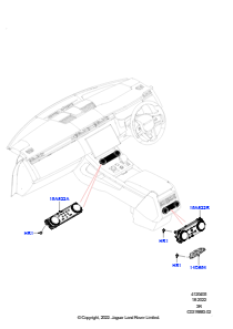 05 Bedieneinheit - Heizung/Klimaanlage L461 NEW RANGE ROVER SPORT 2023 > (L461)