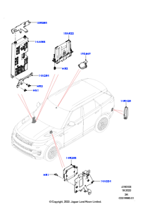 05AA Module u. Sensoren - Fahrzeug L461 NEW RANGE ROVER SPORT 2023 > (L461)