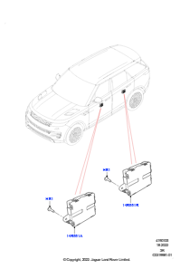 05AB Module u. Sensoren - Fahrzeug L461 NEW RANGE ROVER SPORT 2023 > (L461)
