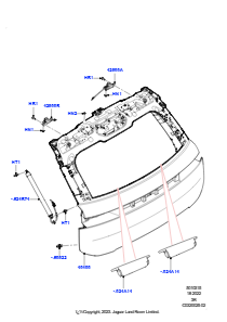15AA Tür - Gepäckraum L461 NEW RANGE ROVER SPORT 2023 > (L461)