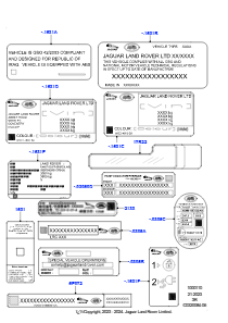 10AD Etiketten L461 NEW RANGE ROVER SPORT 2023 > (L461)
