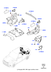 10 Gummilager hinten L461 NEW RANGE ROVER SPORT 2023 > (L461)