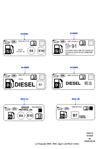 10AE Etiketten L461 NEW RANGE ROVER SPORT 2023 > (L461)