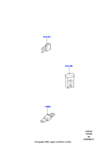 20AC Sicherungen, Halter & Überlastsch. L461 NEW RANGE ROVER SPORT 2023 > (L461)
