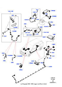 10AA Batteriekabel u. Horn L461 NEW RANGE ROVER SPORT 2023 > (L461)