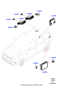 20AB Sicherungen, Halter & Überlastsch. L461 NEW RANGE ROVER SPORT 2023 > (L461)