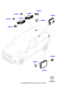 20AB Sicherungen, Halter & Überlastsch. L461 NEW RANGE ROVER SPORT 2023 > (L461)