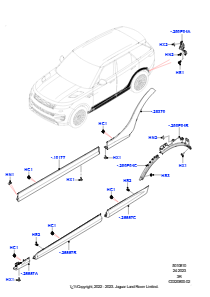 10 Zierleisten L461 NEW RANGE ROVER SPORT 2023 > (L461)