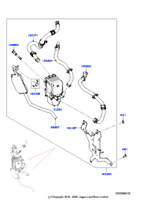 20AC Kraftstoffbetriebener Zuheizer L461 NEW RANGE ROVER SPORT 2023 > (L461),3,0 l AJ20P6 Benzin-PHEV