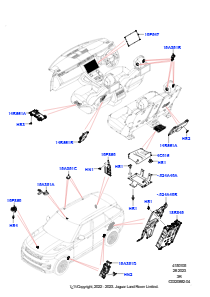 05 Audio-Ausstattung - Prod.ausf. L461 NEW RANGE ROVER SPORT 2023 > (L461)