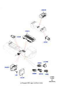 05AB Anbauteile Instrumententafel L460 NEW RANGE ROVER 2022 > (L460)