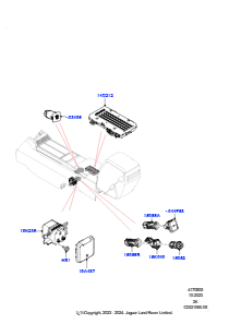 05AB Anbauteile Instrumententafel L460 NEW RANGE ROVER 2022 > (L460),Mit 2 kleinen Einzelrücksitzen