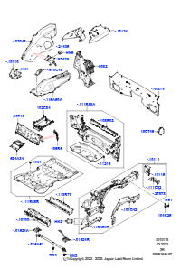 15 Bodenbleche Mitte und hinten L461 NEW RANGE ROVER SPORT 2023 > (L461)