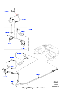 10BA Kraftstoffleitungen L663 NEW DEFENDER 2020 > (L663),2.0L I4 DSL HIGH DOHC AJ200