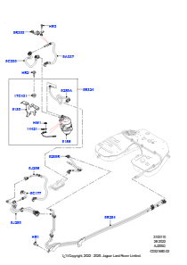 10BA Kraftstoffleitungen L663 NEW DEFENDER 2020 > (L663),2.0L I4 DSL HIGH DOHC AJ200