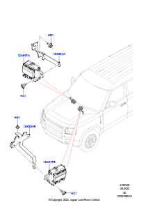 25AA Sensoren Klimaanlage und Heizung L663 NEW DEFENDER 2020 > (L663),Rechtslenker