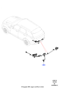 15DA Kabelstrang - Karosserie u. Heck L461 NEW RANGE ROVER SPORT 2023 > (L461)