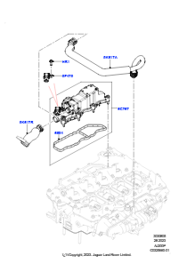 05AN Abgasentgiftung - Kurbelgehäuse L462 DISCOVERY 5 2017 > (L462),2.0L I4 DOHC AJ200 Benz., hohe L.