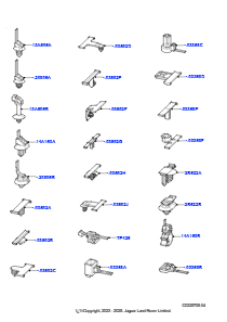 60AA Elektrische Reparaturteile - Clips L462 DISCOVERY 5 2017 > (L462)