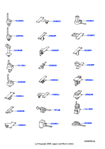 60AA Elektrische Reparaturteile - Clips L663 NEW DEFENDER 2020 > (L663)