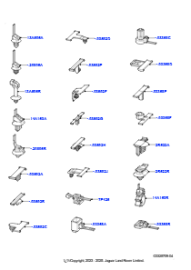 60AA Elektrische Reparaturteile - Clips L461 NEW RANGE ROVER SPORT 2023 > (L461)