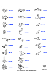 60AC Elektrische Reparaturteile - Clips L462 DISCOVERY 5 2017 > (L462)